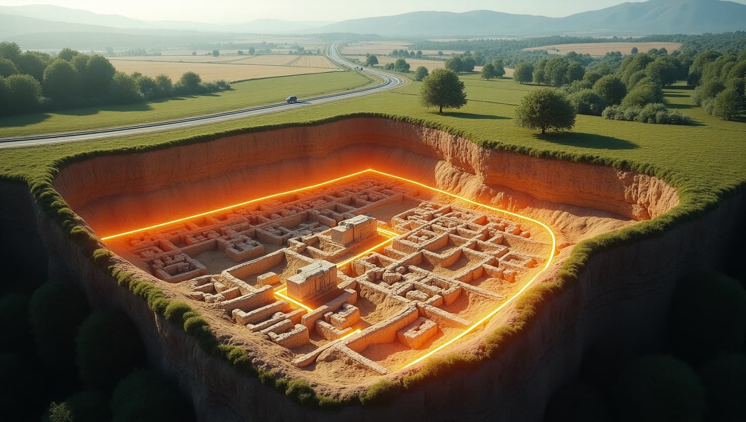 Subsurface Imaging of Roman Roads Across Europe