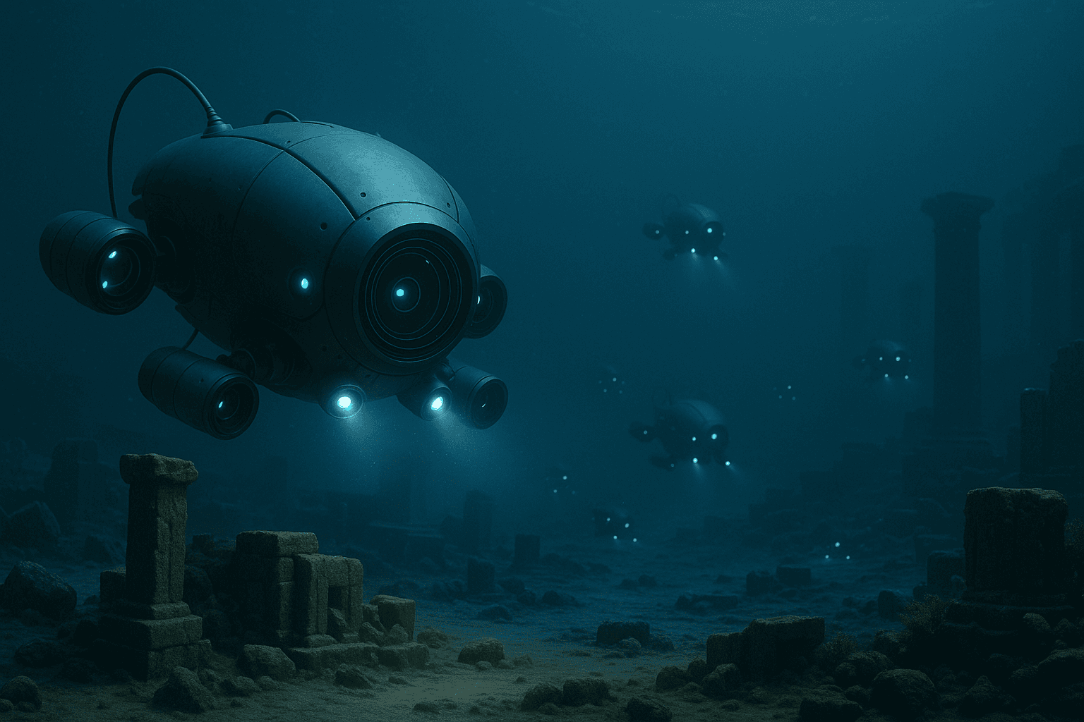 Underwater Archaeology Using Robotic Swarms