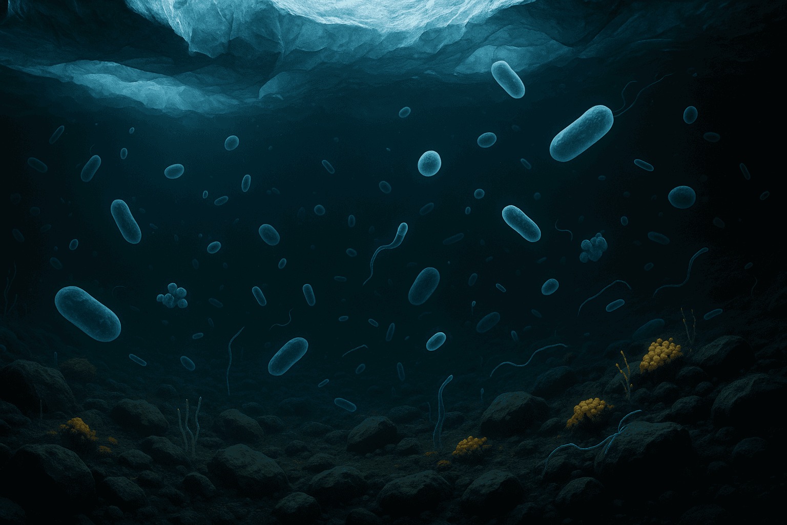 Microbial Ecosystems Beneath Antarctic Ice