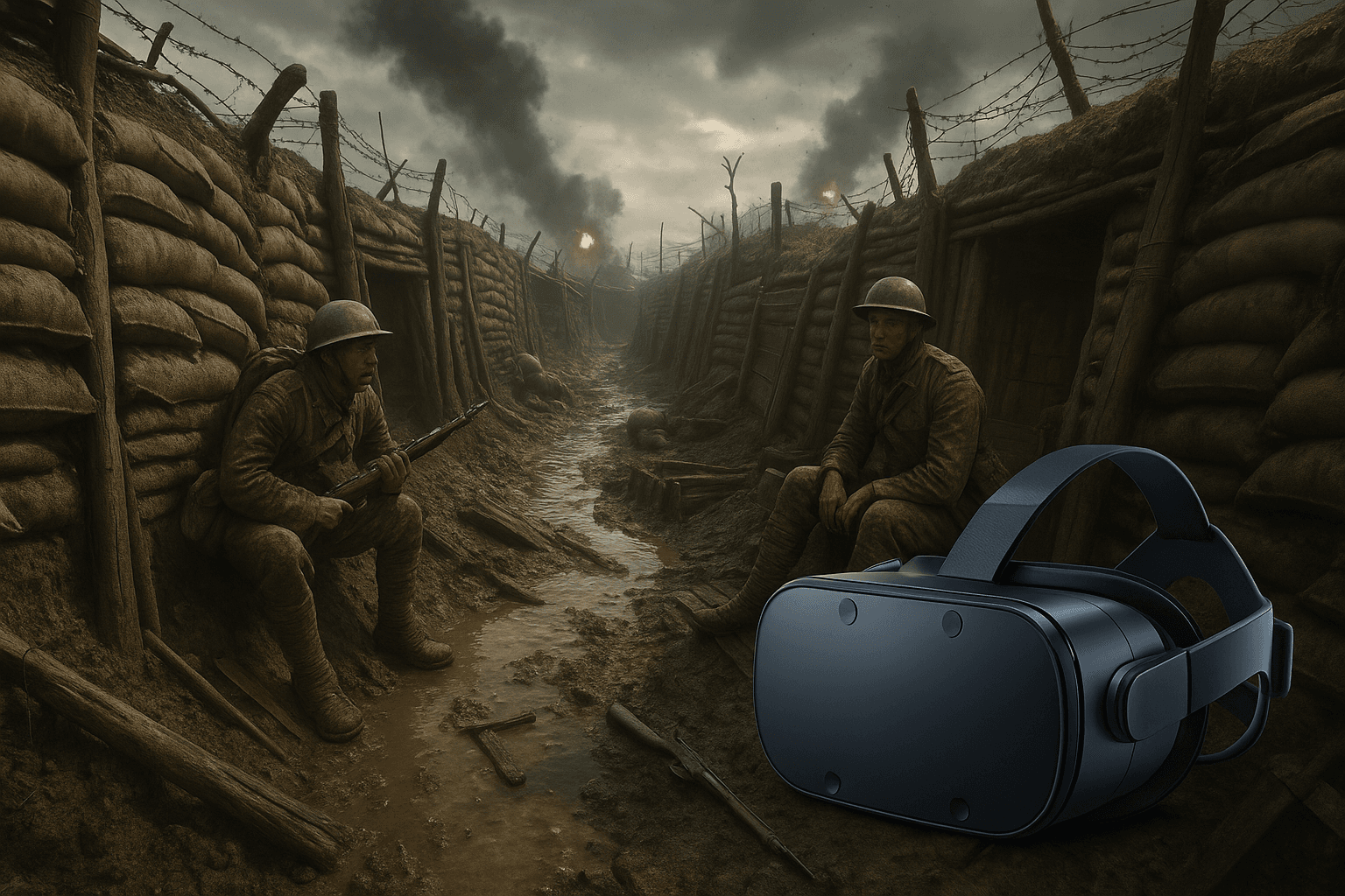 VR Immersion in World War I Trenches